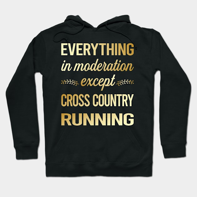 Funny Moderation Cross Country Running XC Hoodie by lainetexterbxe49